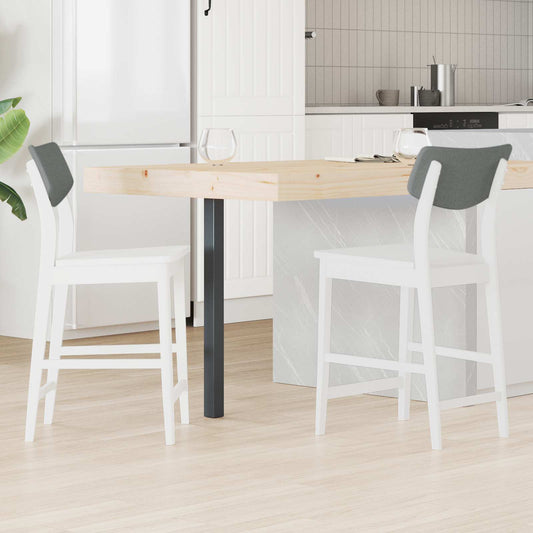 Sedie da pranzo 2 pcs Bianco 48 x 49 x 95 cm | homemem39