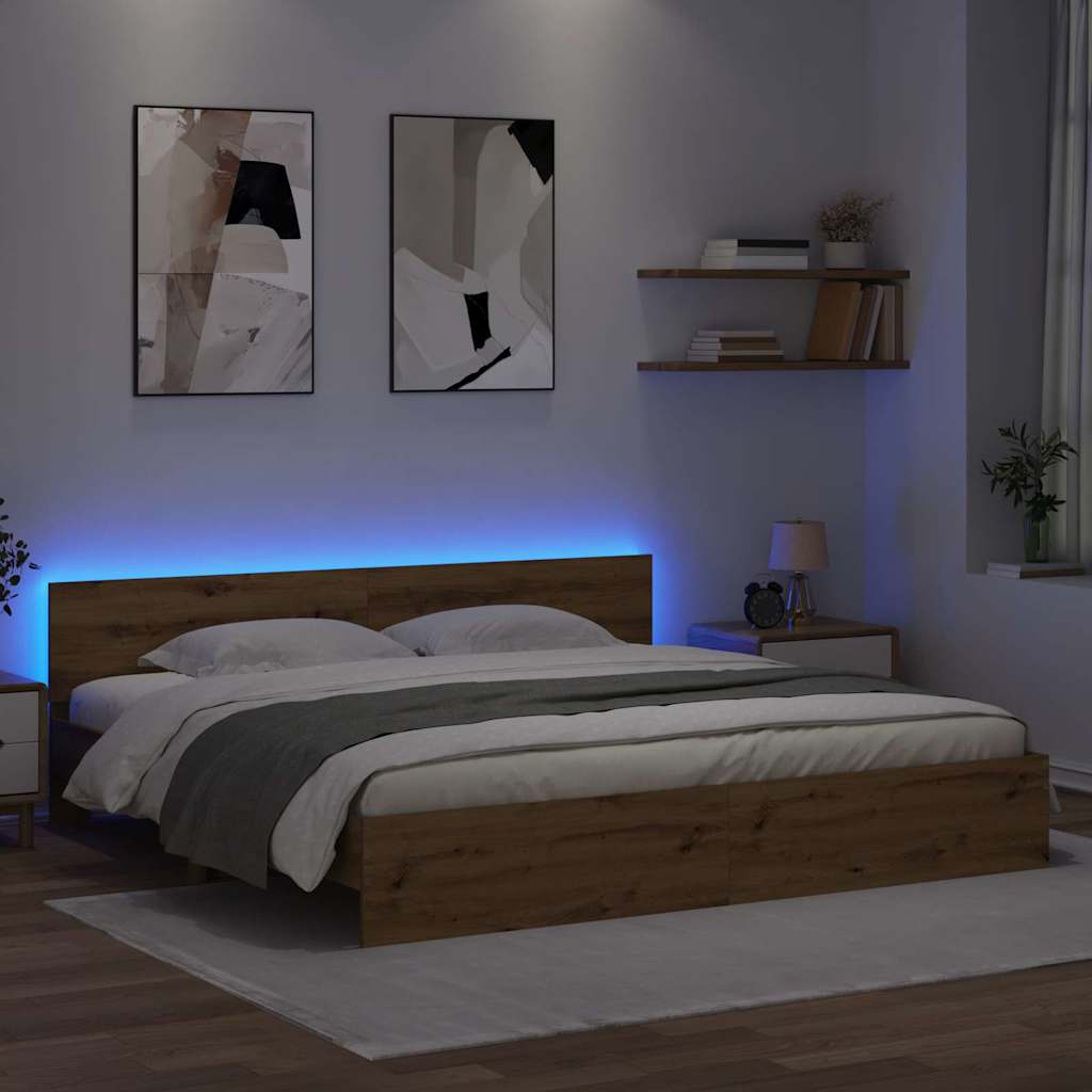 Struttura del letto Rovere artigianale 180 x 200 cm