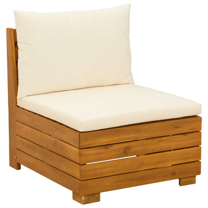 Set di divani da esterno con cuscino 8 Pezzo Marrone | homemem39