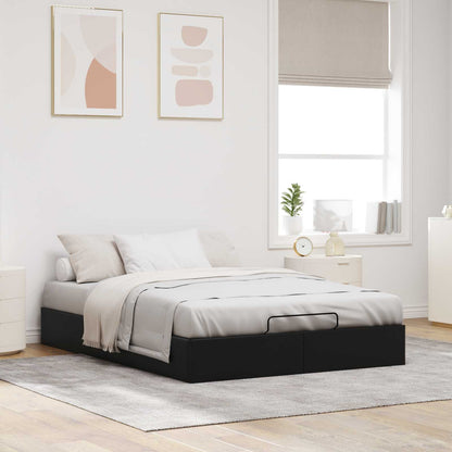 Letto ottomano Nero 153 x 203 cm Similpelle | homemem39