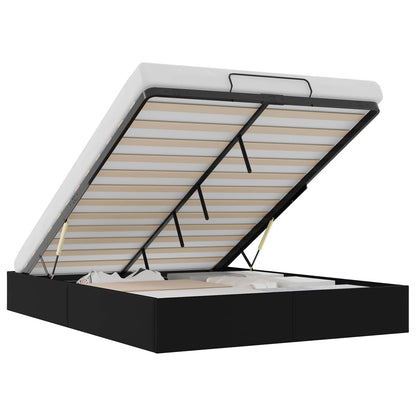 Letto ottomano Nero 153 x 203 cm Similpelle | homemem39