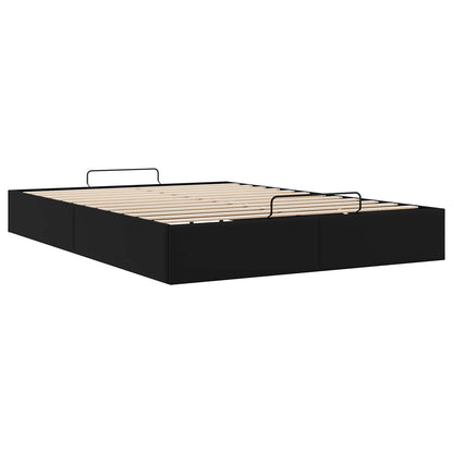 Letto ottomano Nero 153 x 203 cm Similpelle | homemem39
