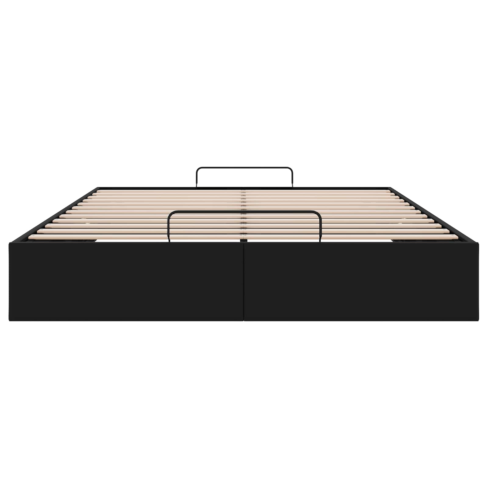 Letto ottomano Nero 153 x 203 cm Similpelle | homemem39