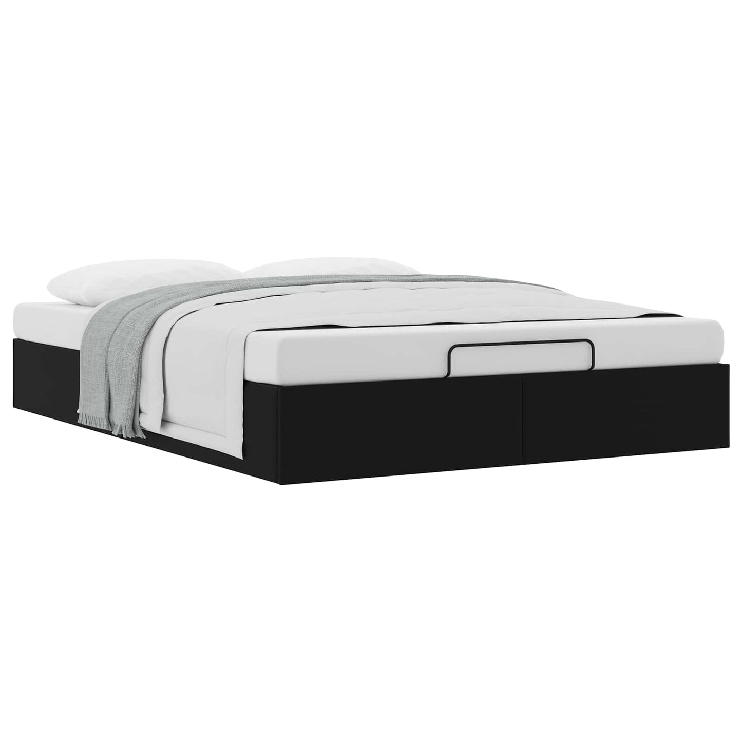 Letto ottomano Nero 153 x 203 cm Similpelle | homemem39