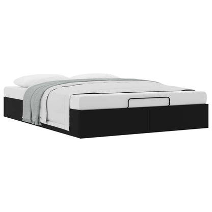 Letto ottomano Nero 153 x 203 cm Similpelle | homemem39