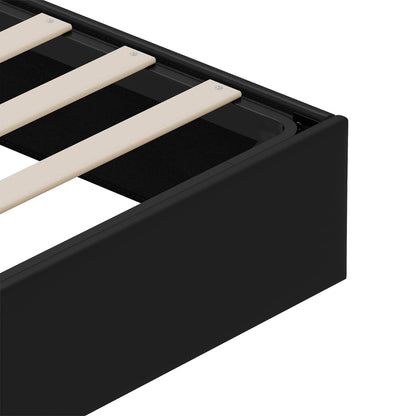 Letto ottomano Nero King size Similpelle | homemem39
