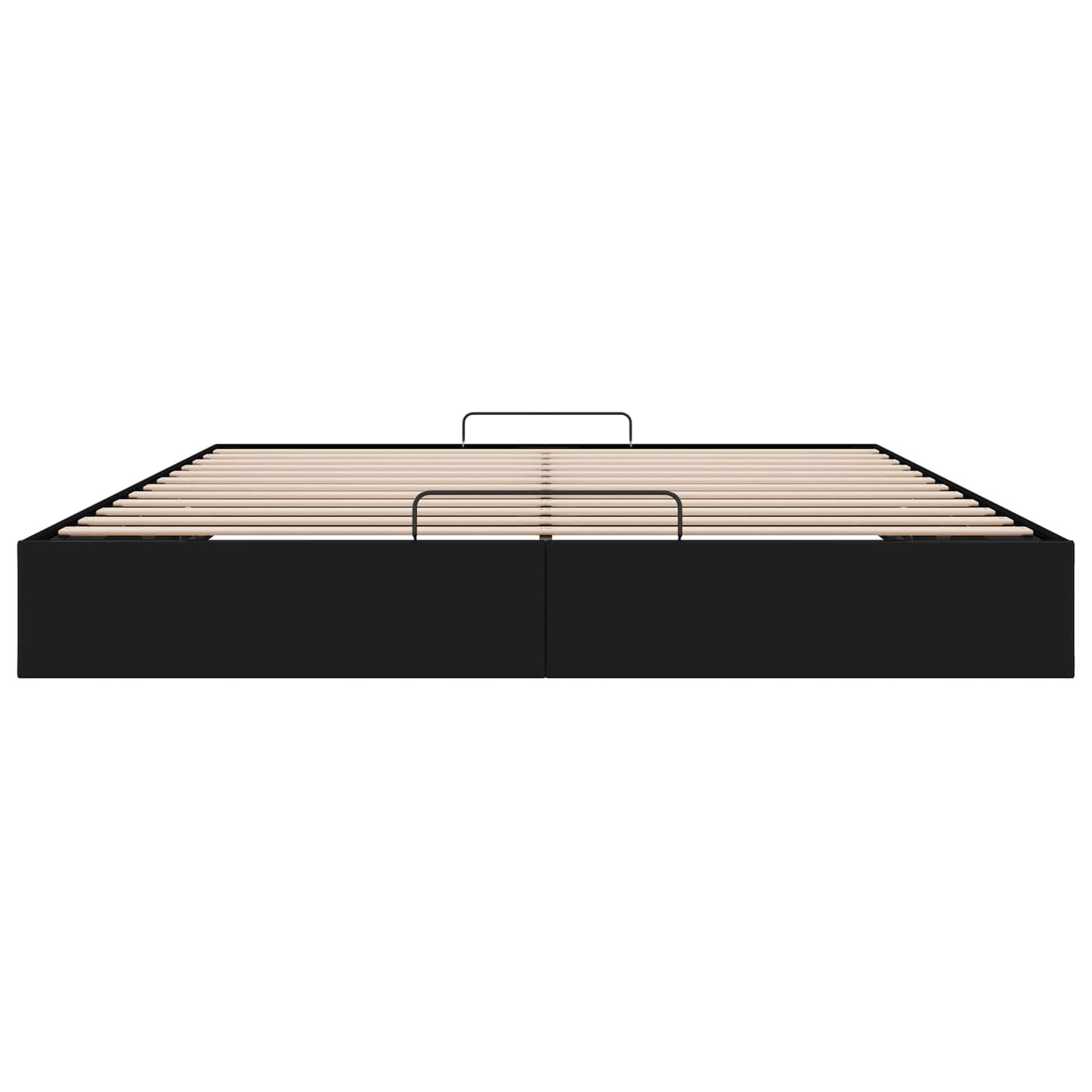 Letto ottomano Nero King size Similpelle | homemem39