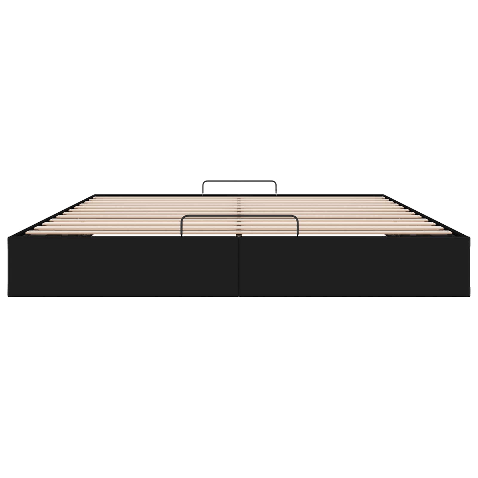 Letto ottomano Nero King size Similpelle | homemem39