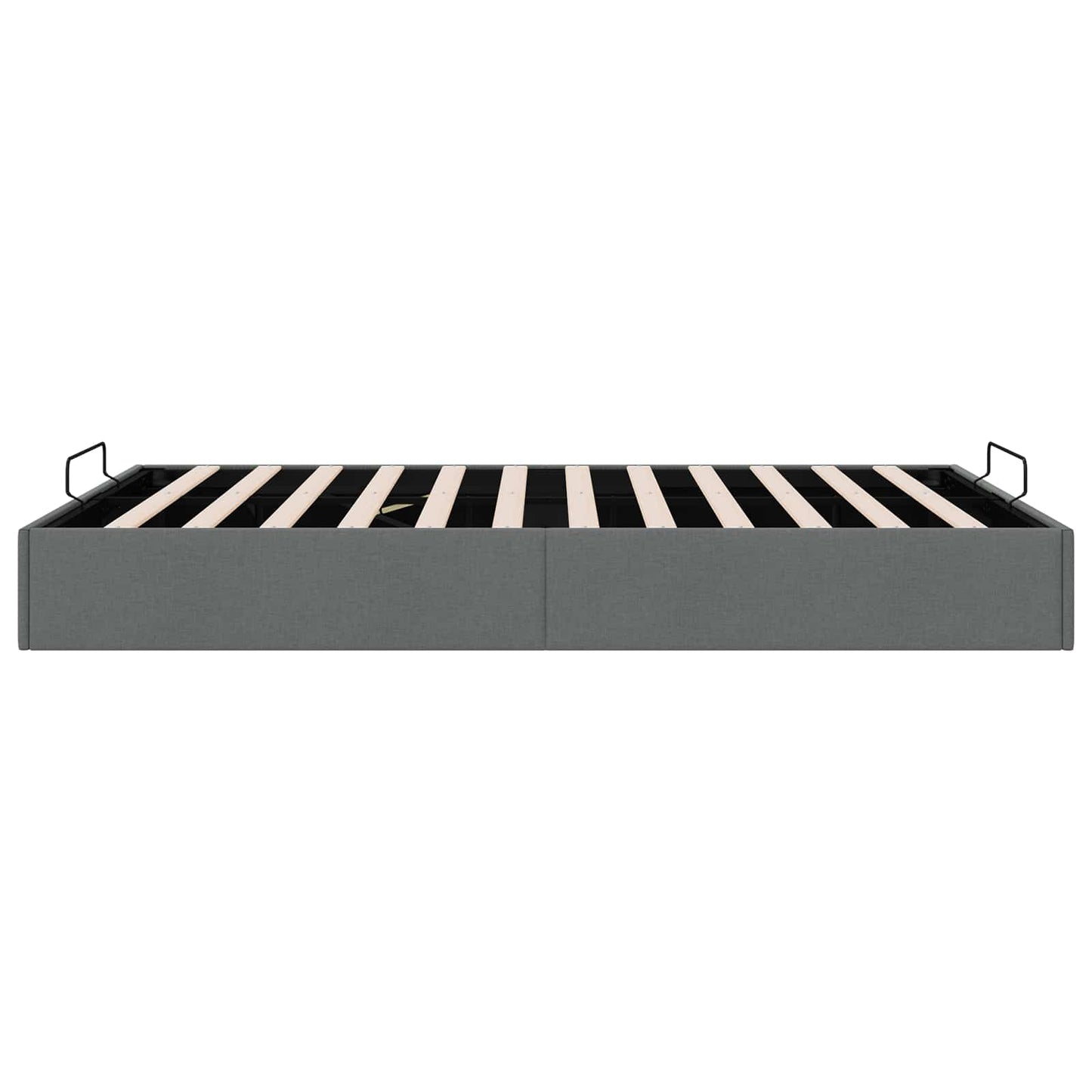 Letto ottomano Grigio Scuro 153 x 203 cm Tessuto | homemem39