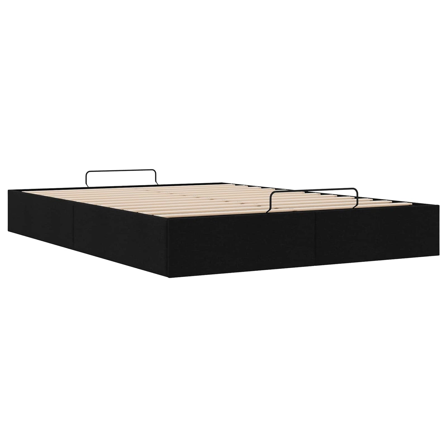 Letto ottomano Nero 153 x 203 cm Tessuto | homemem39