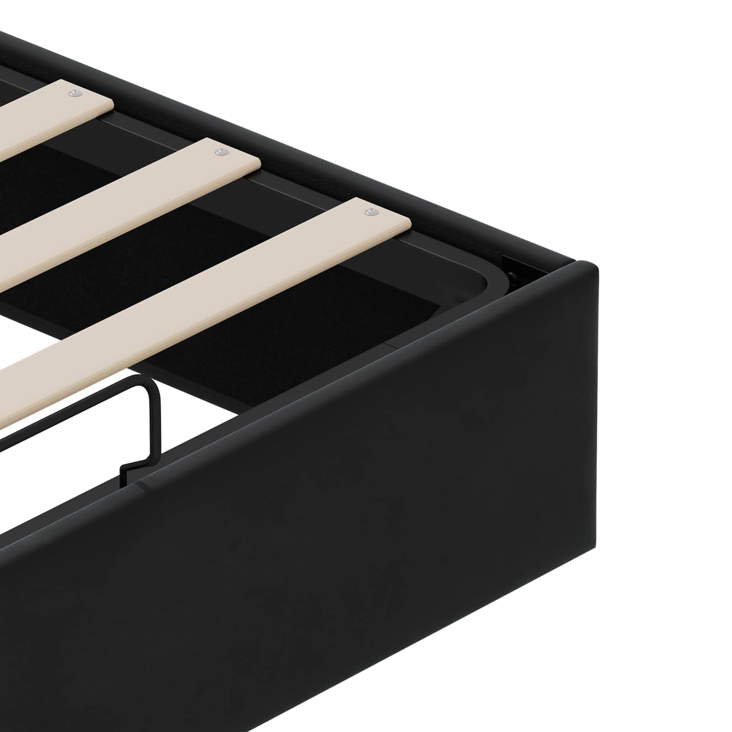 Letto ottomano Nero 153 x 203 cm Velluto | homemem39