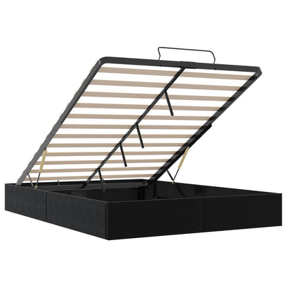 Letto ottomano Nero 153 x 203 cm Velluto | homemem39