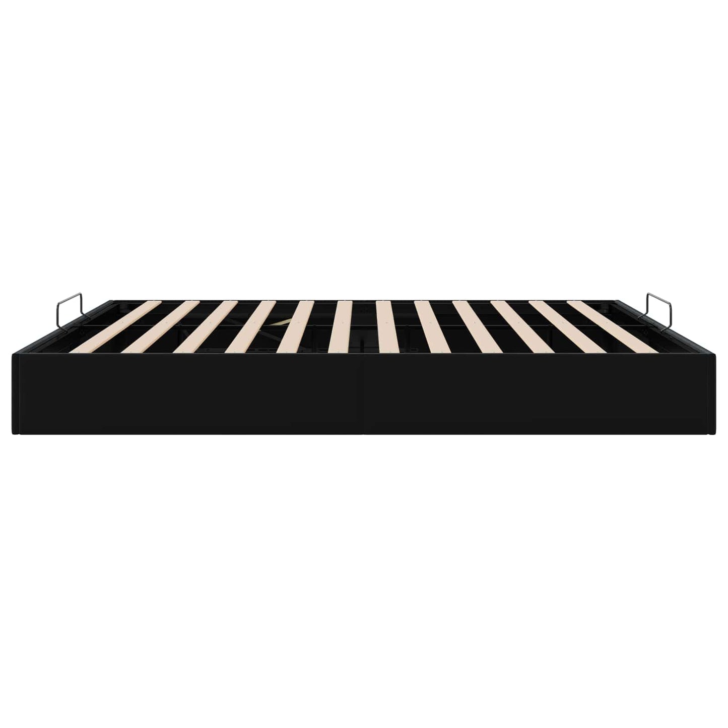 Letto ottomano Nero King size Velluto | homemem39