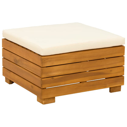 Poggiapiedi da Giardino Legno di Acacia Massello Marrone | homemem39