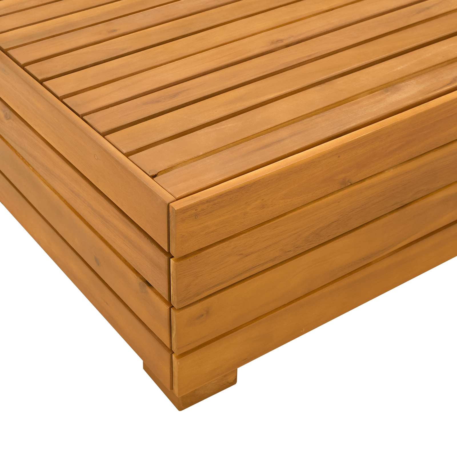 Set Lounge da Giardino 2 Pezzo Marrone Legno di Acacia Massello | homemem39