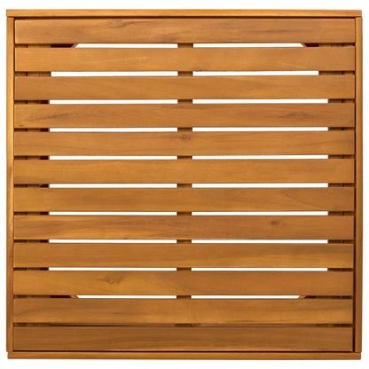 2 Pezzo Set Lounge da Giardino Legno di Acacia Massello Marrone | homemem39