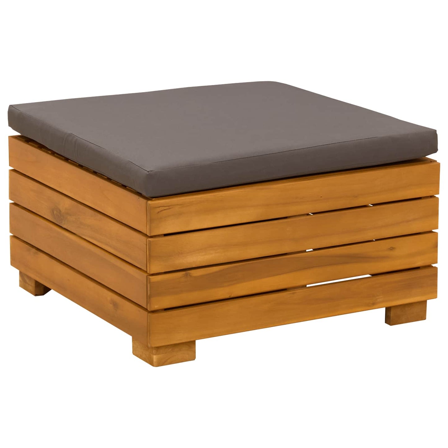 Set Lounge da Giardino 2 Pezzo Marrone Legno di Acacia Massello | homemem39