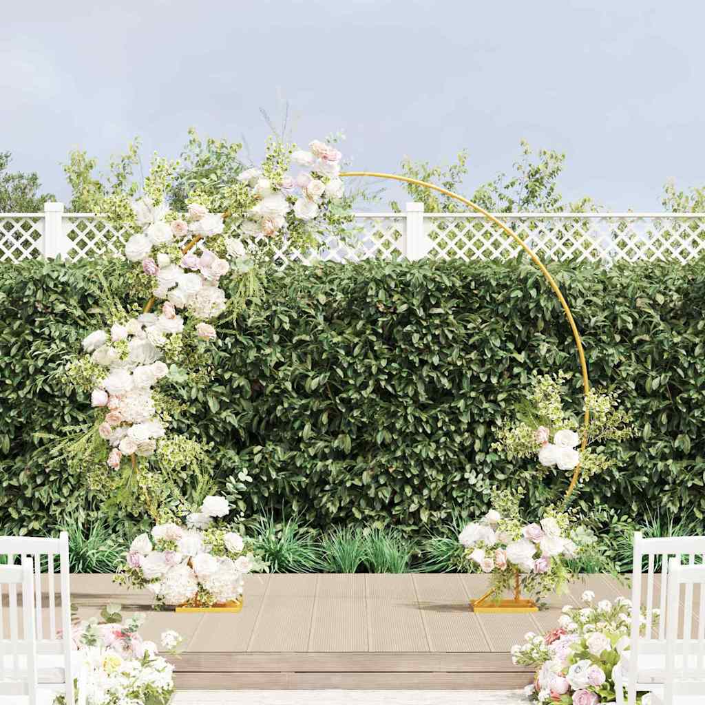 Arco Nuziale Oro 220 x 45 x 200 cm Acciaio | homemem39