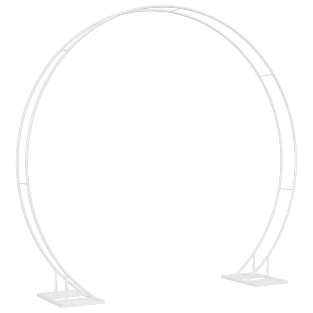 Arco Nuziale Bianco 220 x 45 x 200 cm Acciaio | homemem39