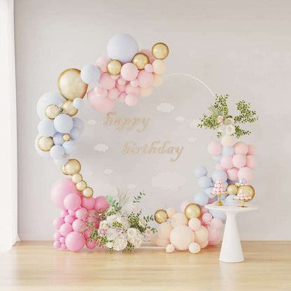 Arco Nuziale Bianco 195 x 35 x 211 cm Acciaio | homemem39