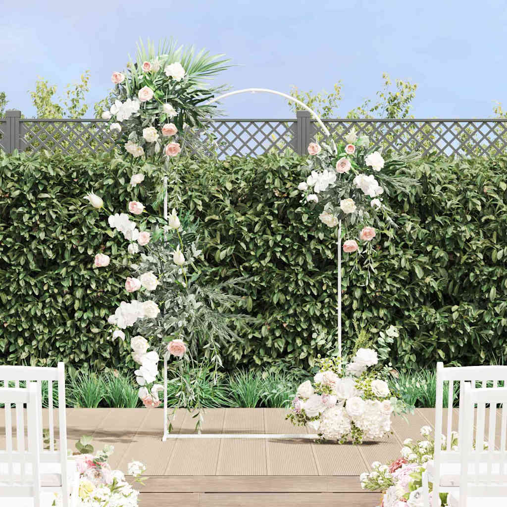 Arco Nuziale Bianco 100 x 39 x 200 cm Acciaio | homemem39