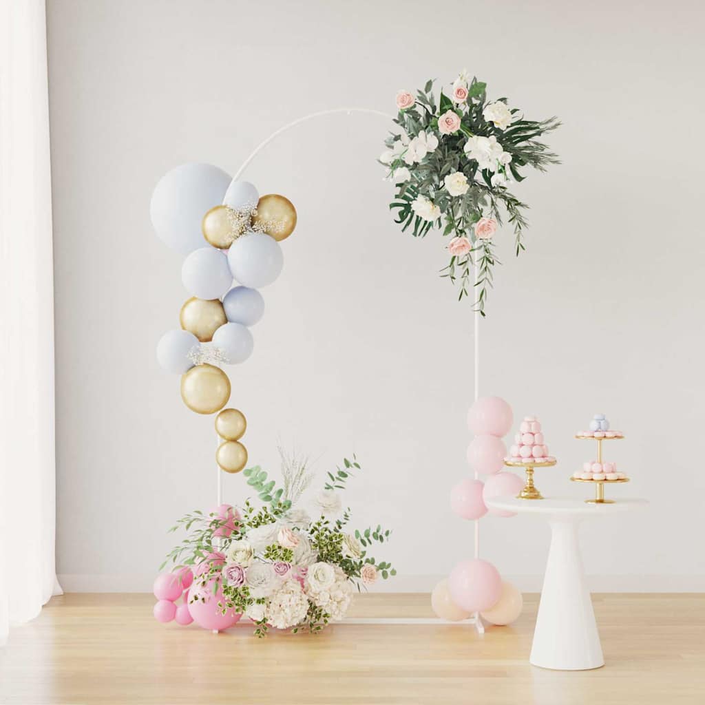 Arco Nuziale Bianco 100 x 39 x 200 cm Acciaio | homemem39