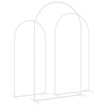 Arco Nuziale 3 pcs Bianco Acciaio | homemem39