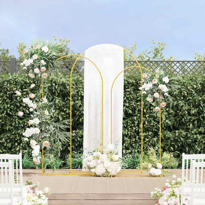 Arco Nuziale 3 pcs Oro Acciaio | homemem39