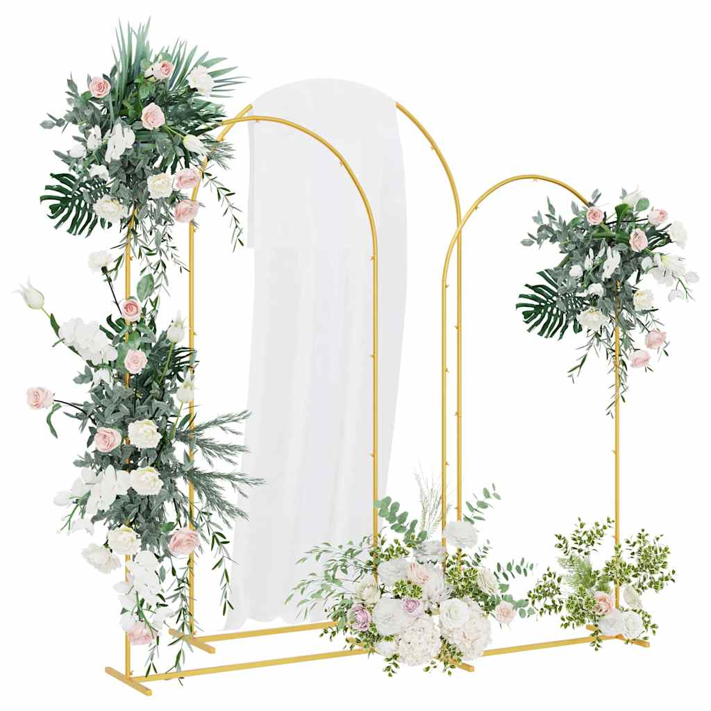 Arco Nuziale 3 pcs Oro Acciaio | homemem39
