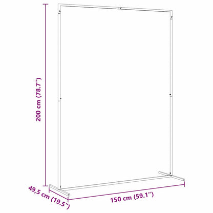 Arco Nuziale Bianco 150 x 49,5 x 200 cm Acciaio