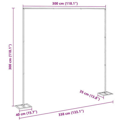 Arco Nuziale Oro 338 x 35 x 300 cm Acciaio | homemem39