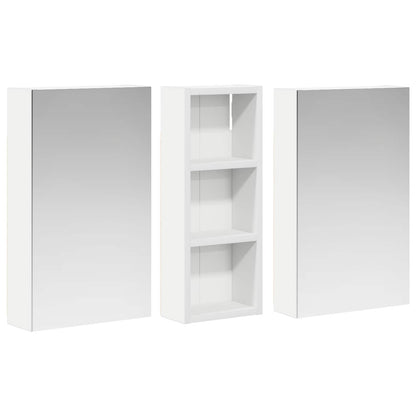 Set di Armadi da Bagno con lo scaffale 3 pcs 80 x 10,5 x 50 cm | homemem39