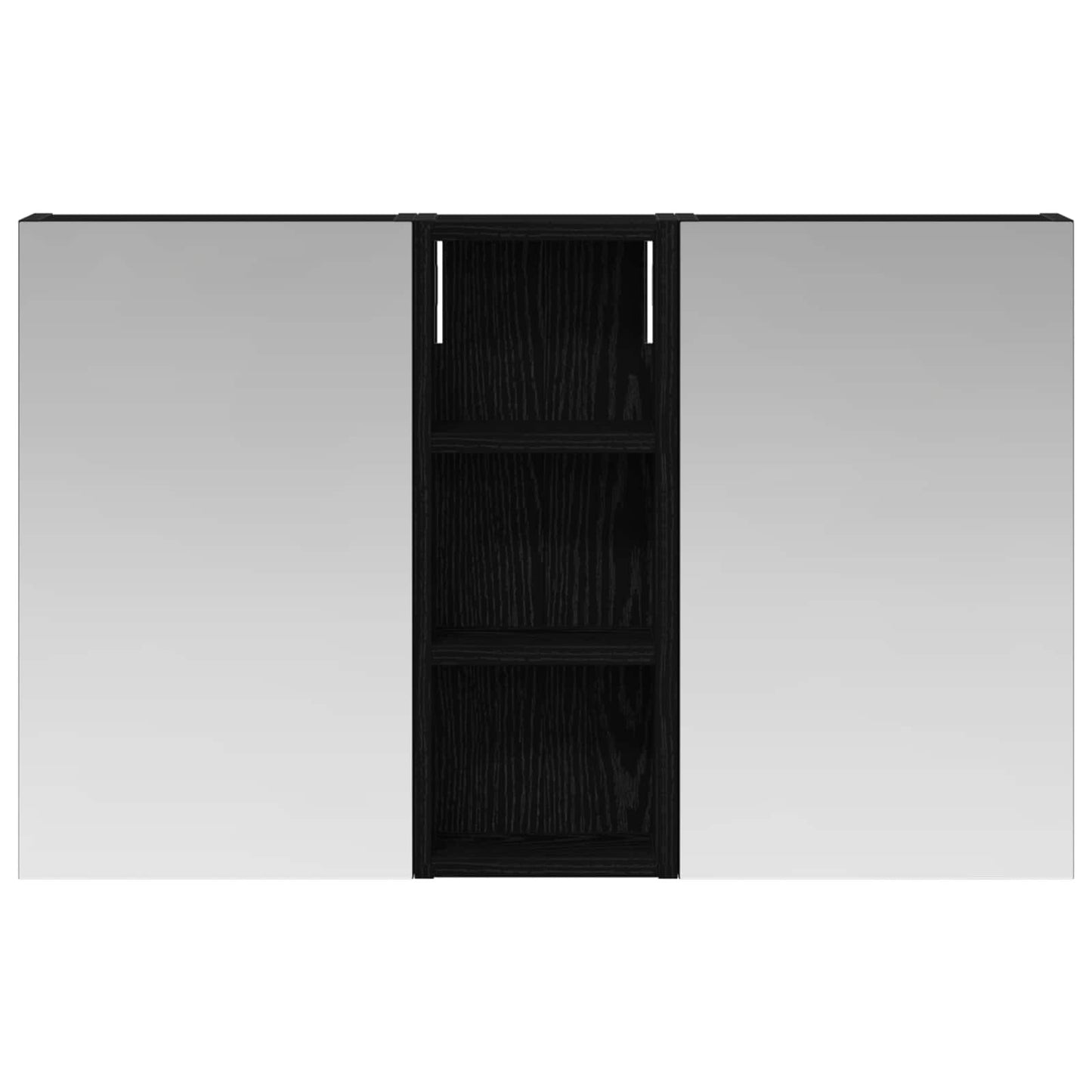 Set di Armadi da Bagno con lo scaffale 3 pcs 80 x 10,5 x 50 cm | homemem39