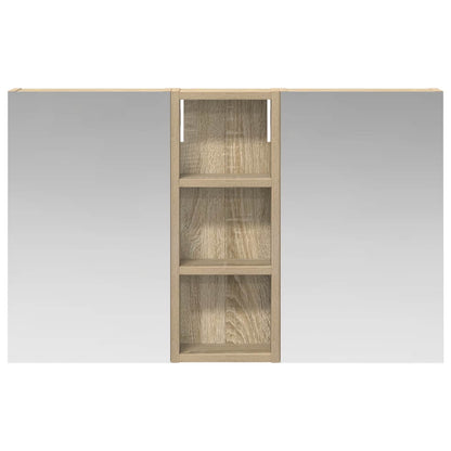 Set di Armadi da Bagno con lo scaffale 3 pcs 80 x 10,5 x 50 cm | homemem39