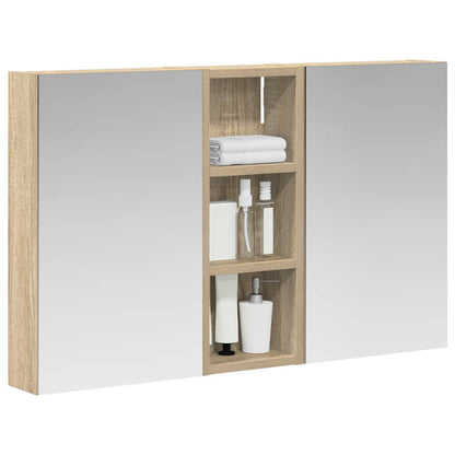 Set di Armadi da Bagno con lo scaffale 3 pcs 80 x 10,5 x 50 cm | homemem39
