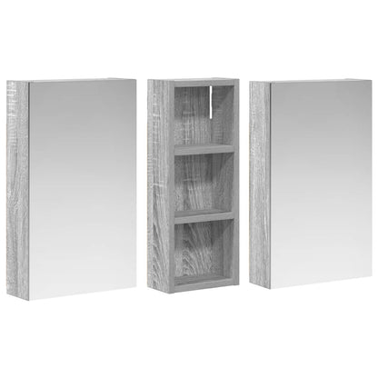 Set di Armadi da Bagno con lo scaffale 3 pcs 80 x 10,5 x 50 cm | homemem39