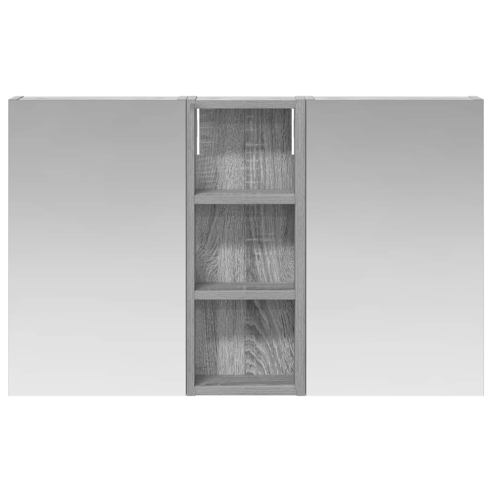Set di Armadi da Bagno con lo scaffale 3 pcs 80 x 10,5 x 50 cm | homemem39