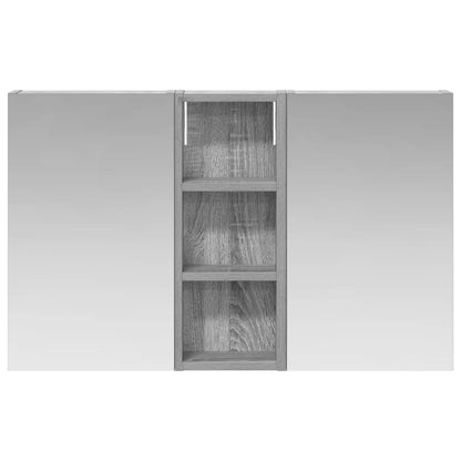 Set di Armadi da Bagno con lo scaffale 3 pcs 80 x 10,5 x 50 cm | homemem39