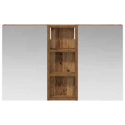Set di Armadi da Bagno con lo scaffale 3 pcs 80 x 10,5 x 50 cm | homemem39