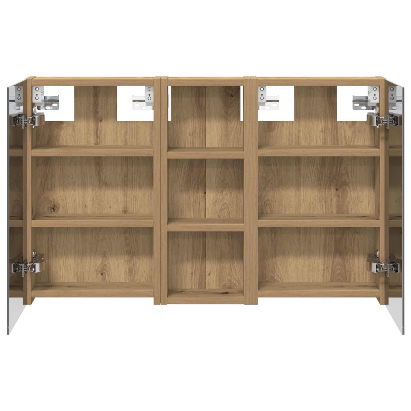 Set di Armadi da Bagno con lo scaffale 3 pcs 80 x 10,5 x 50 cm | homemem39