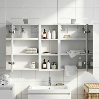 Set di Armadi da Bagno con lo scaffale 3 pcs 80 x 10,5 x 50 cm | homemem39