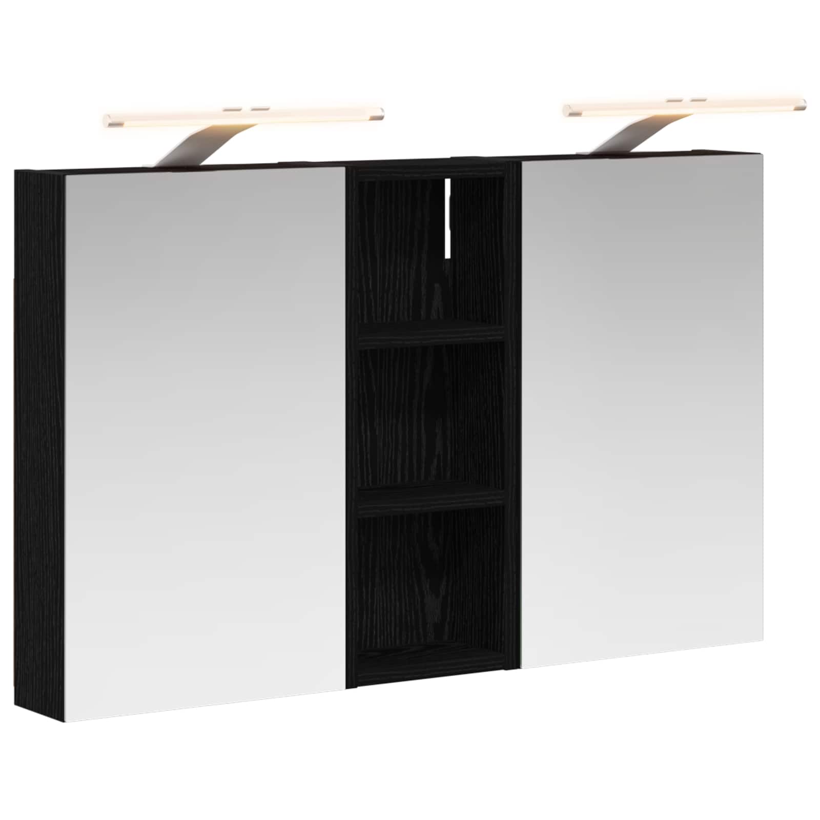 Set di Armadi da Bagno con lo scaffale 3 pcs 80 x 10,5 x 50 cm | homemem39