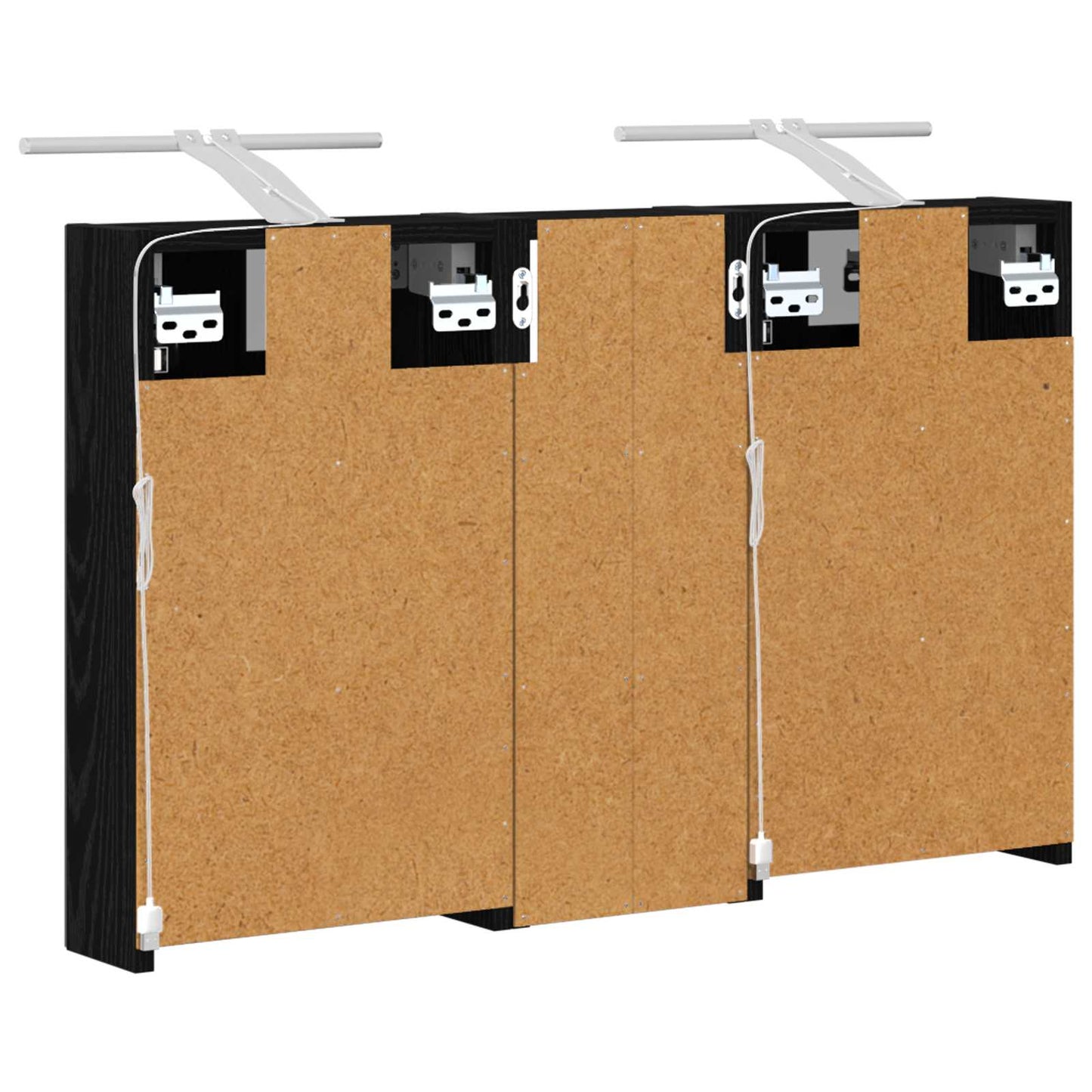 Set di Armadi da Bagno con lo scaffale 3 pcs 80 x 10,5 x 50 cm | homemem39