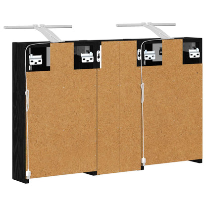 Set di Armadi da Bagno con lo scaffale 3 pcs 80 x 10,5 x 50 cm | homemem39