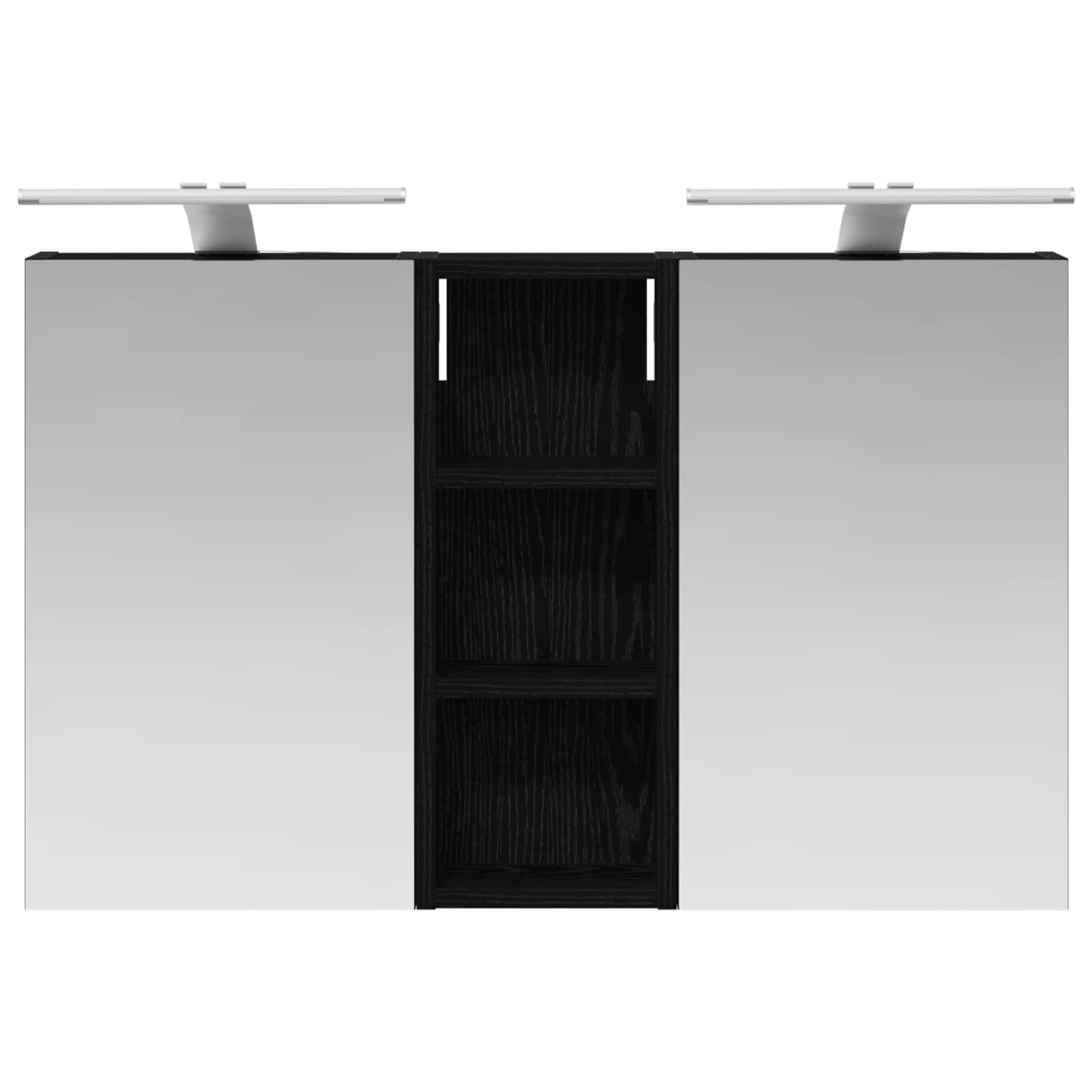 Set di Armadi da Bagno con lo scaffale 3 pcs 80 x 10,5 x 50 cm | homemem39