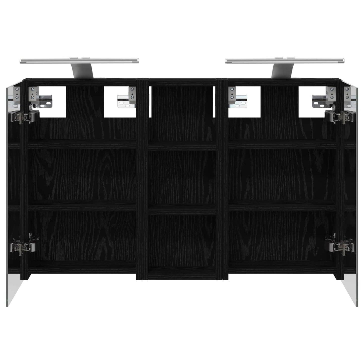 Set di Armadi da Bagno con lo scaffale 3 pcs 80 x 10,5 x 50 cm | homemem39