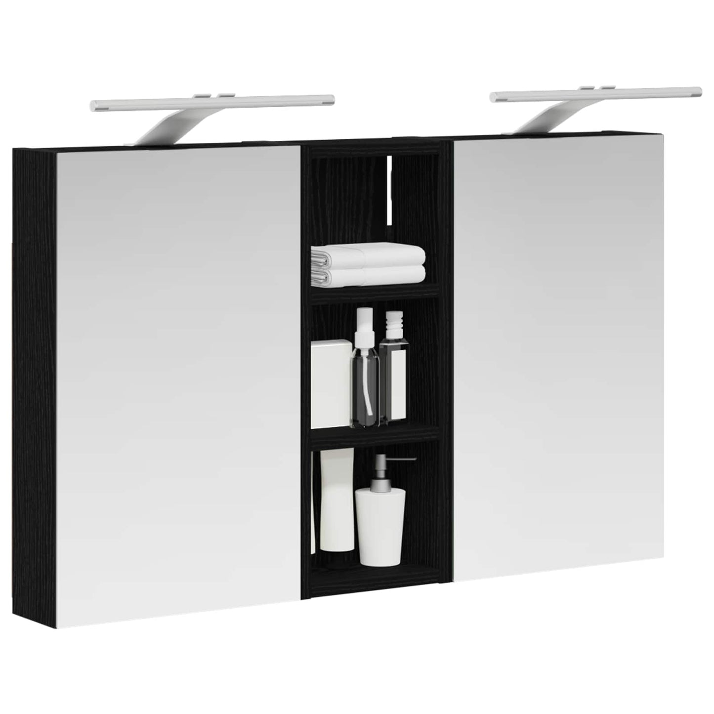 Set di Armadi da Bagno con lo scaffale 3 pcs 80 x 10,5 x 50 cm | homemem39