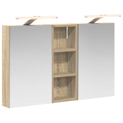 Set di Armadi da Bagno con lo scaffale 3 pcs 80 x 10,5 x 50 cm | homemem39
