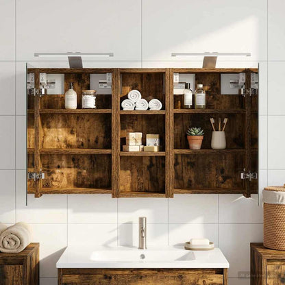 Set di Armadi da Bagno con lo scaffale 3 pcs 80 x 10,5 x 50 cm | homemem39