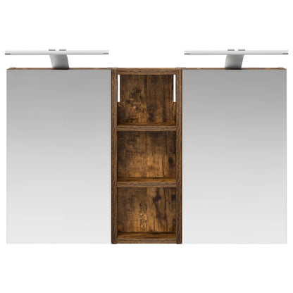 Set di Armadi da Bagno con lo scaffale 3 pcs 80 x 10,5 x 50 cm | homemem39